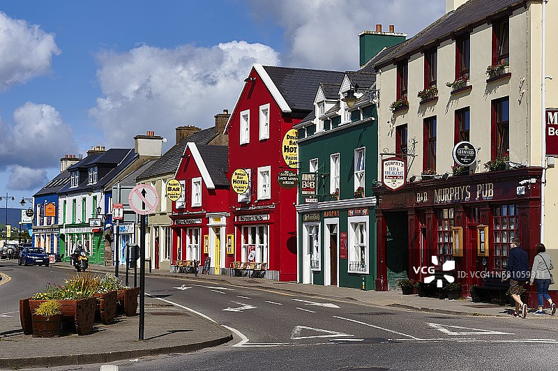 爱尔兰丁格尔半岛丁格尔市图片素材