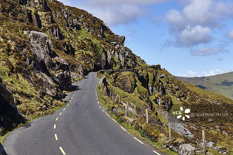爱尔兰丁格尔半岛康纳山口图片素材