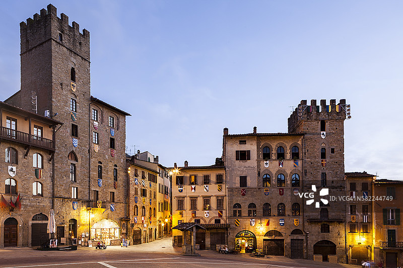 意大利阿雷佐大广场图片素材