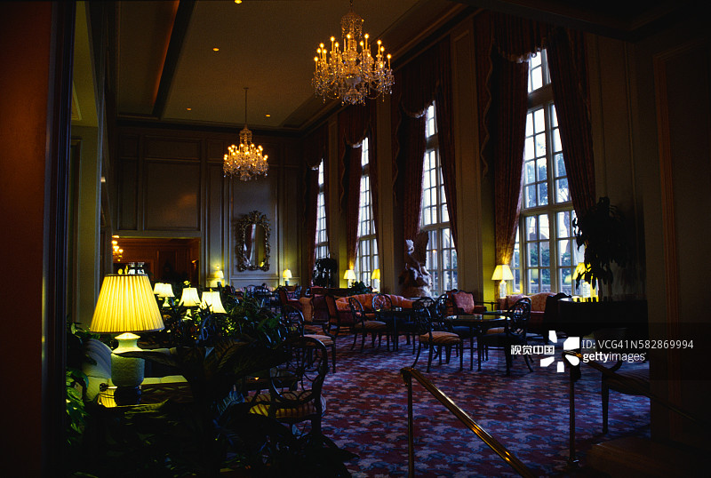 那不勒斯丽思卡尔顿酒店大堂图片素材