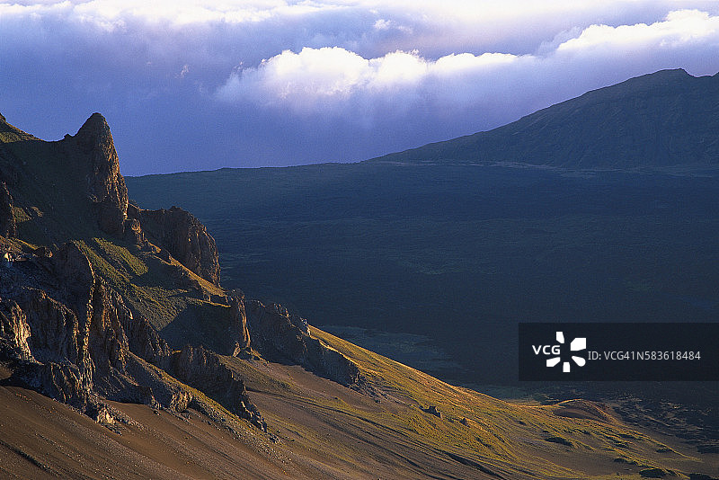 哈雷阿卡拉国家公园煤渣锥图片素材