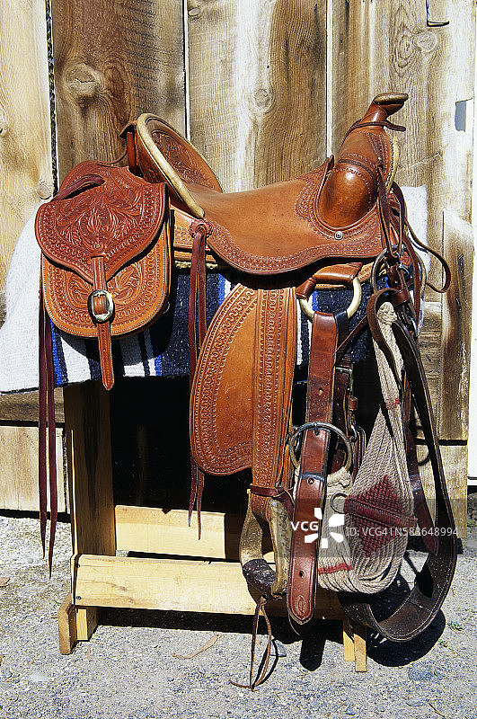西部马鞍图片素材