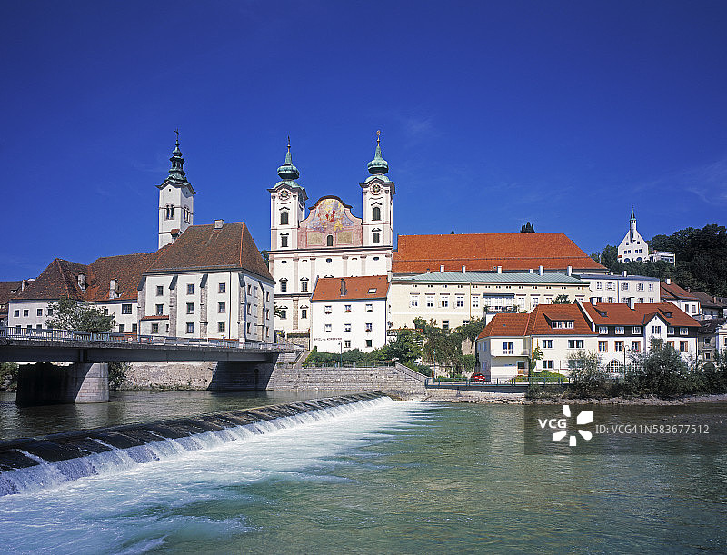 施泰尔的圣迈克尔教堂图片素材