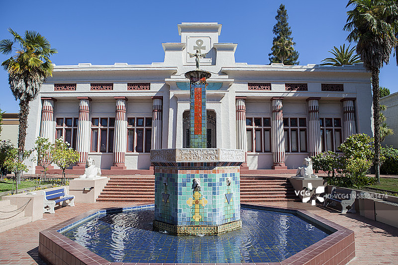 蔷薇十字图书馆图片素材