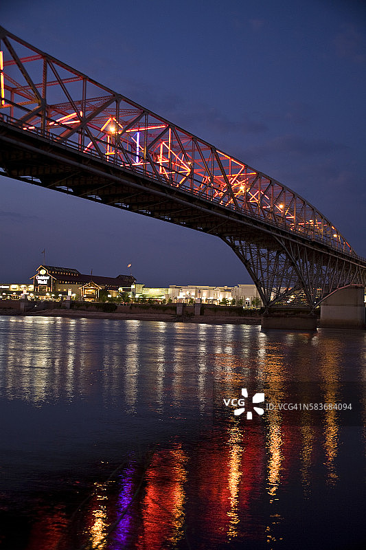 德克萨斯街大桥图片素材