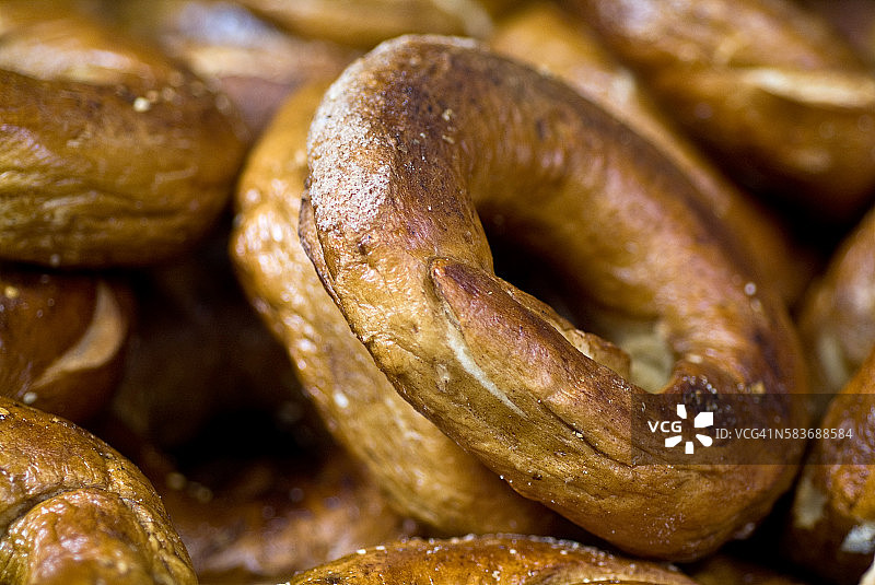 卡梅尔市场的烘焙食品图片素材