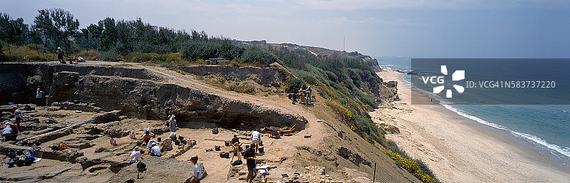 阿什凯隆考古图片素材