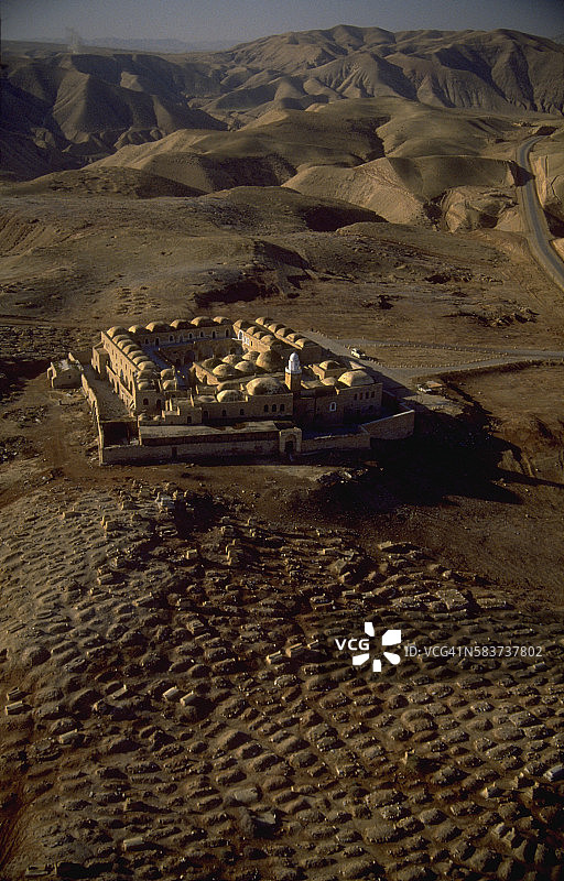 耶利哥附近的修道院图片素材