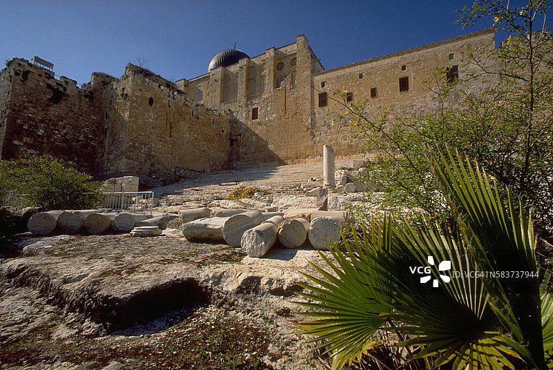 耶路撒冷考古遗址图片素材