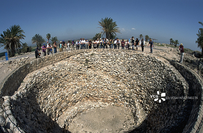 特尔麦吉多的筒仓图片素材
