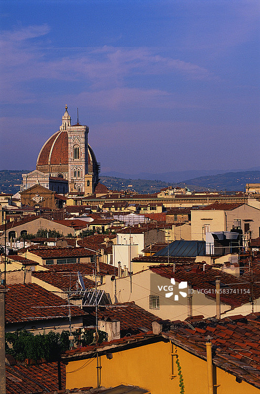 佛罗伦萨的屋顶图片素材