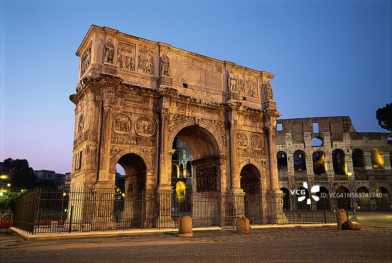 君士坦丁拱门图片素材