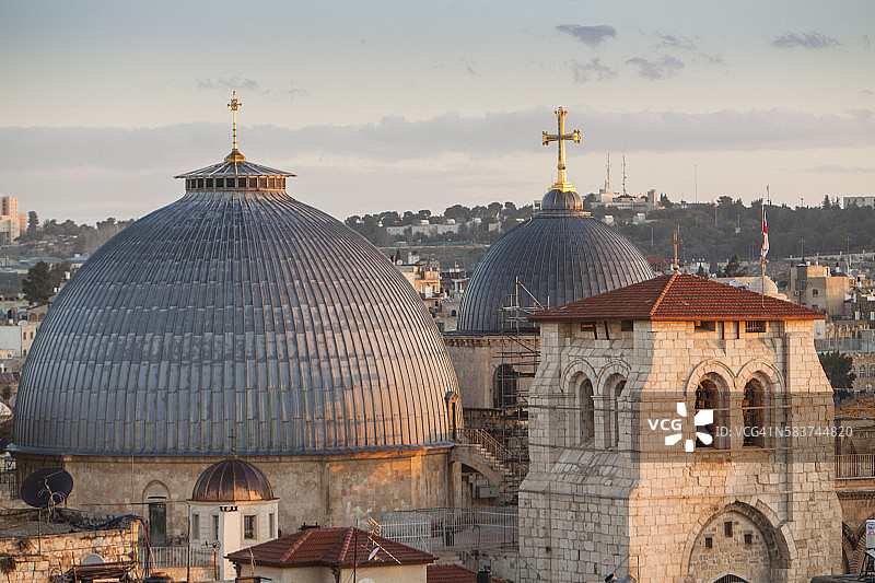 圣墓教堂的圆顶图片素材