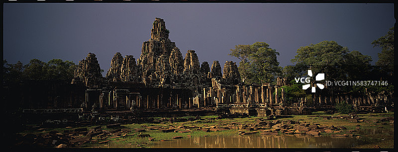 吴哥巴戎寺图片素材