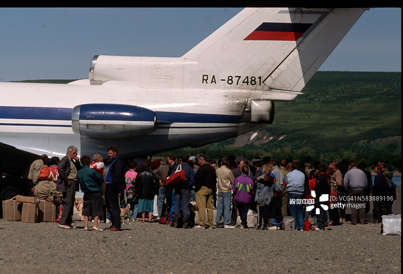 等待登机的旅客图片素材