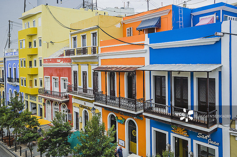 圣胡安老城南区街道图片素材