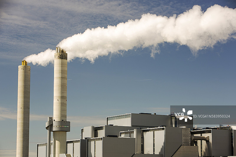 阿姆斯特丹水务公司的排放物，该公司将阿姆斯特丹的污水转化为饮用水图片素材