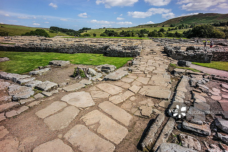 文多兰达的罗马道路图片素材