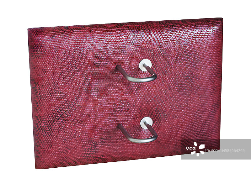 勃艮第皮革日历桌面下的支架图片素材