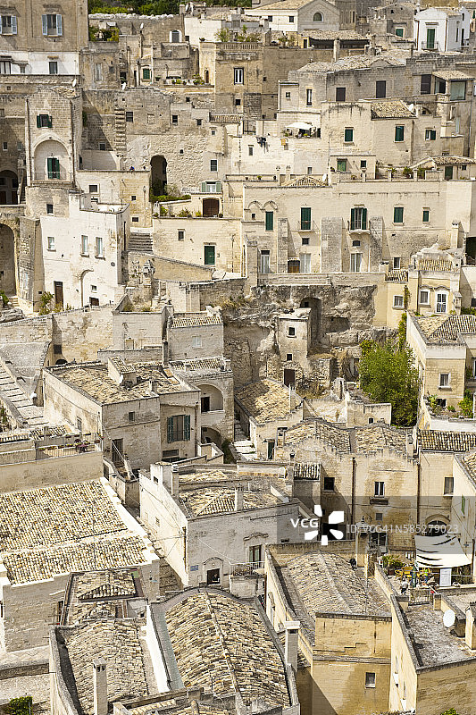 从奇维塔看到的萨索巴里萨诺景观图片素材