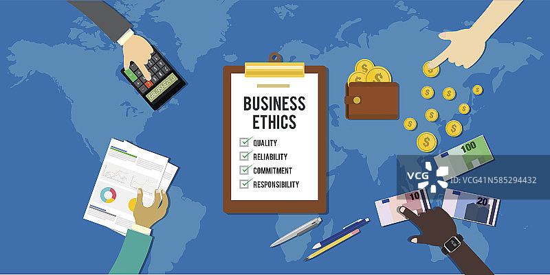商业道德与企业理念图片素材