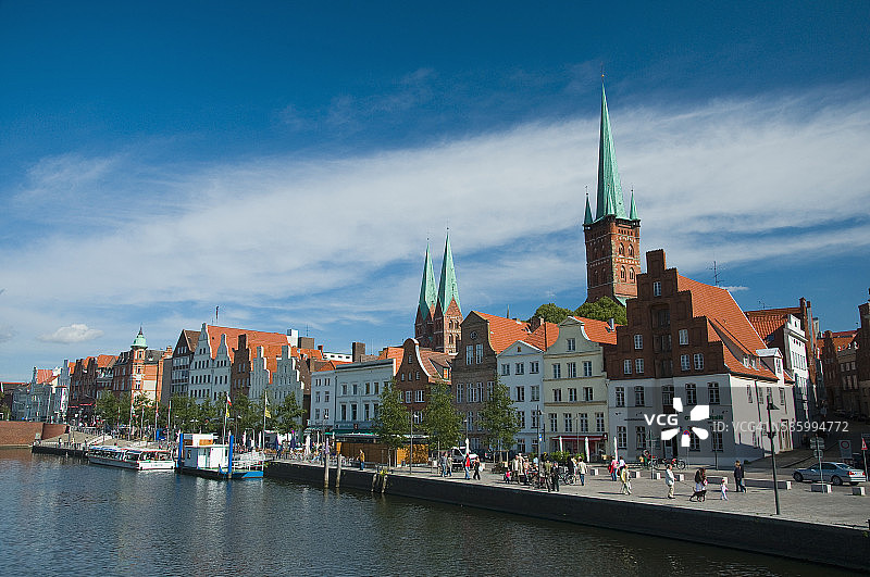 吕贝克圣玛丽和圣彼得大教堂图片素材