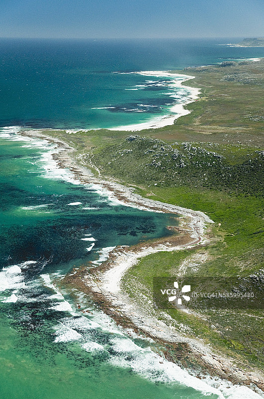 南非好望角附近的海岸线图片素材