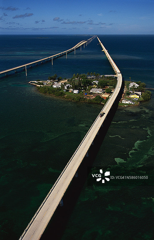 鸽子岛和七英里大桥图片素材