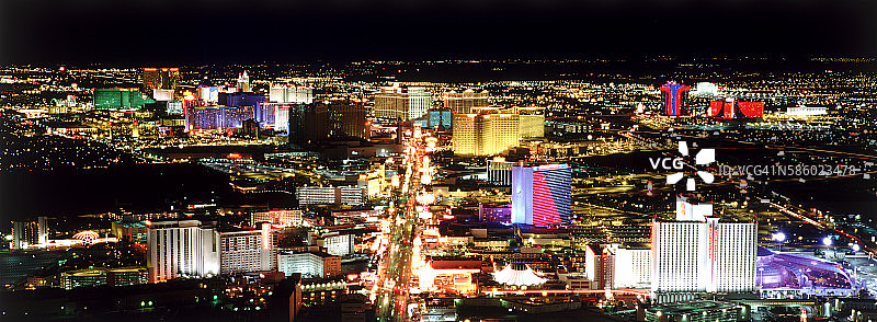 拉斯维加斯夜景图片素材