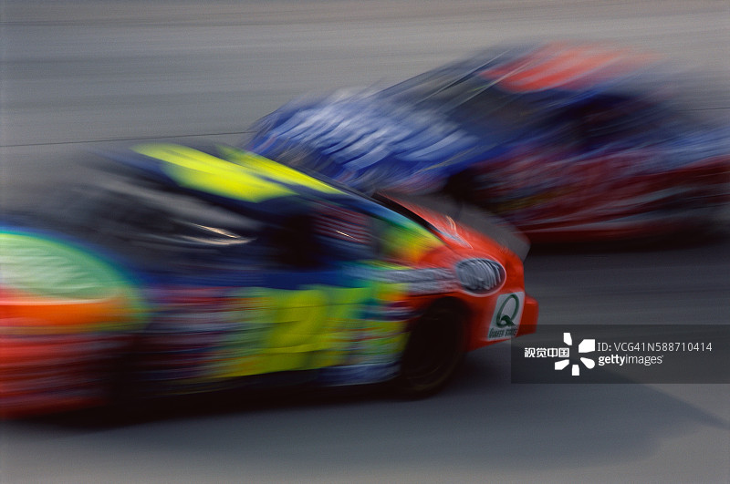 杰夫·戈登和戴尔·贾勒特赛车图片素材