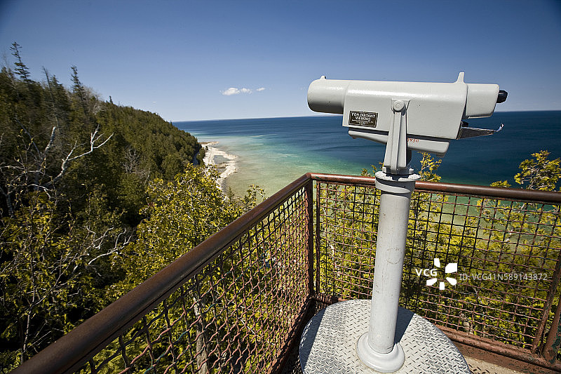 麦基诺岛拱石观景点图片素材