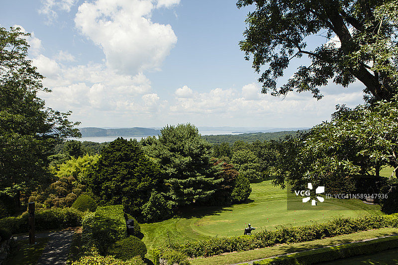 从凯库特眺望哈德逊河景色图片素材
