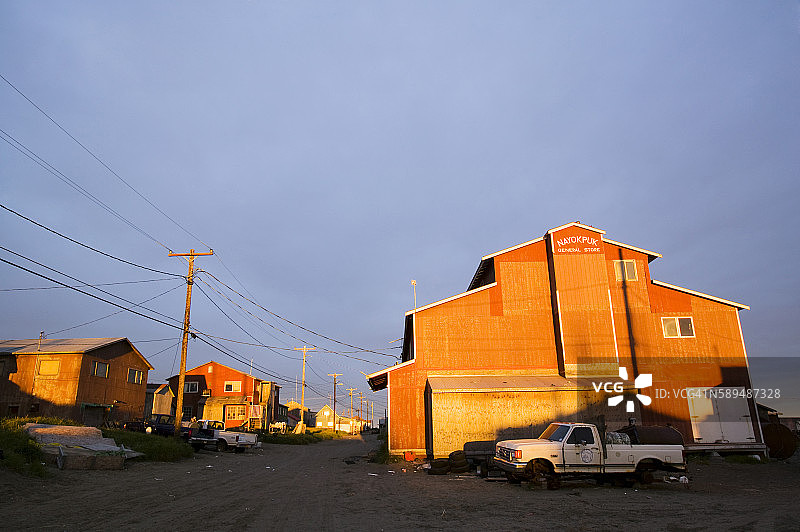 楚科奇海：阿拉斯加和西伯利亚之间的小岛图片素材