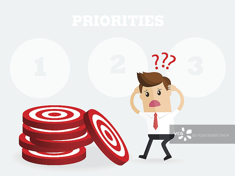 商务男士不知所措图片素材