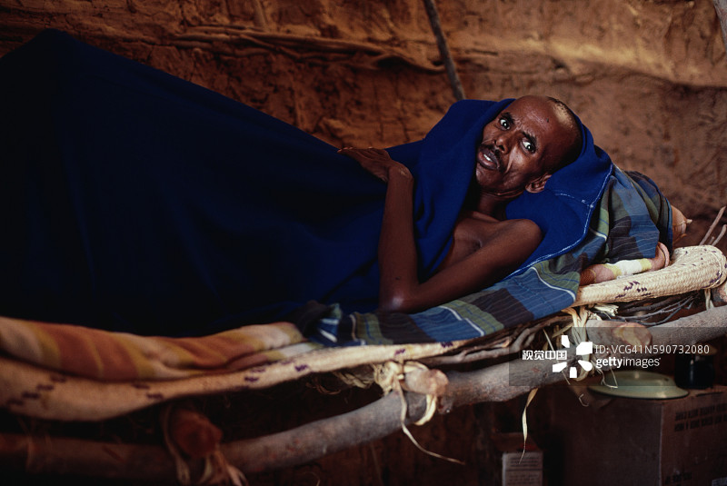 住院的男人图片素材