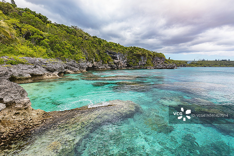 新喀里多尼亚马雷岛北湾洛亚蒂群岛图片素材