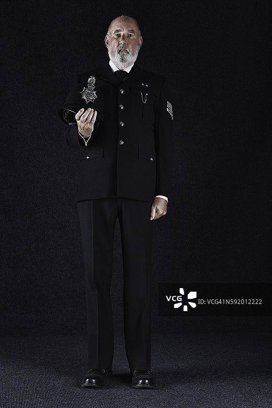 退休的英国警官图片素材