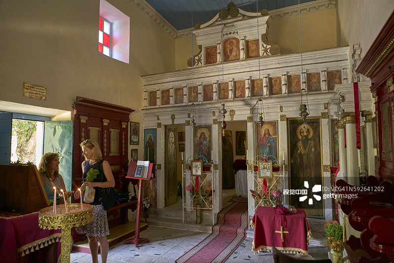 圣斯皮里顿教堂内部图片素材