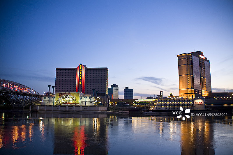 埃尔多拉多和山姆镇赌场船图片素材