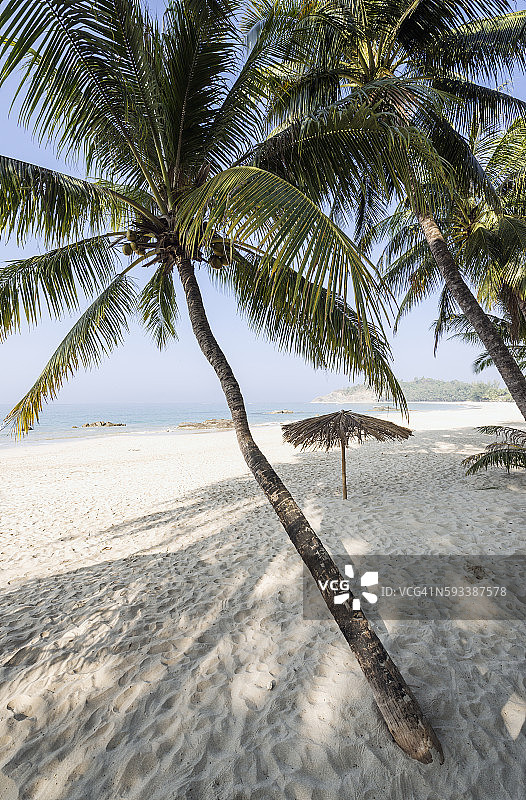 亚洲缅甸钦邦的加帕利海滩图片素材