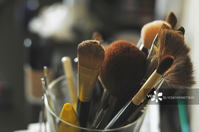 化妆刷合集图片素材