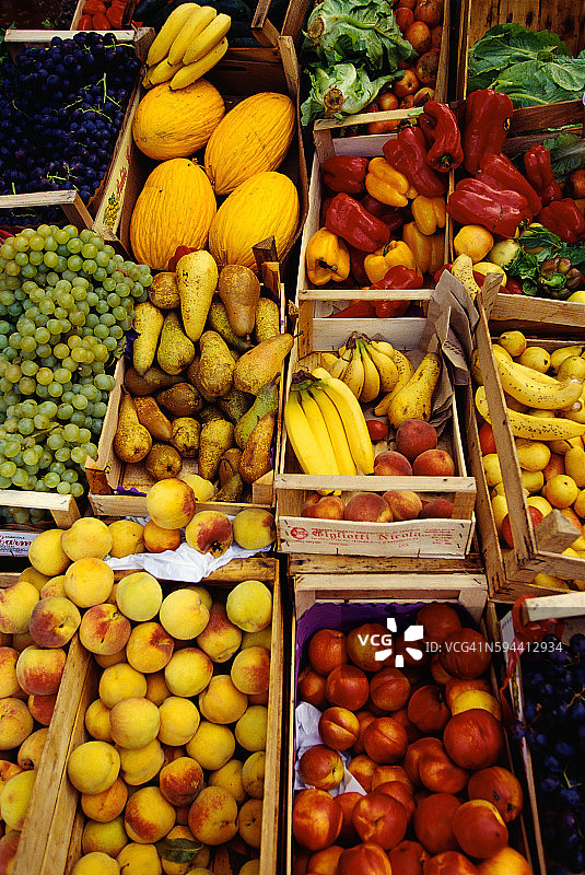 待售的新鲜农产品图片素材