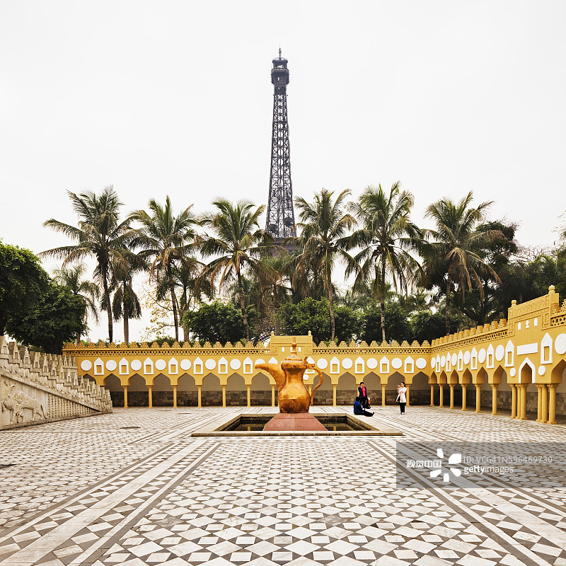 深圳世界之窗：伊斯兰清真寺与咖啡壶图片素材