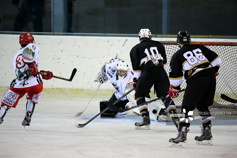 冰球比赛图片素材