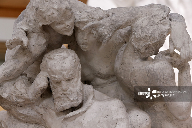 法国默东的奥古斯特·罗丹故居：雨果纪念碑图片素材