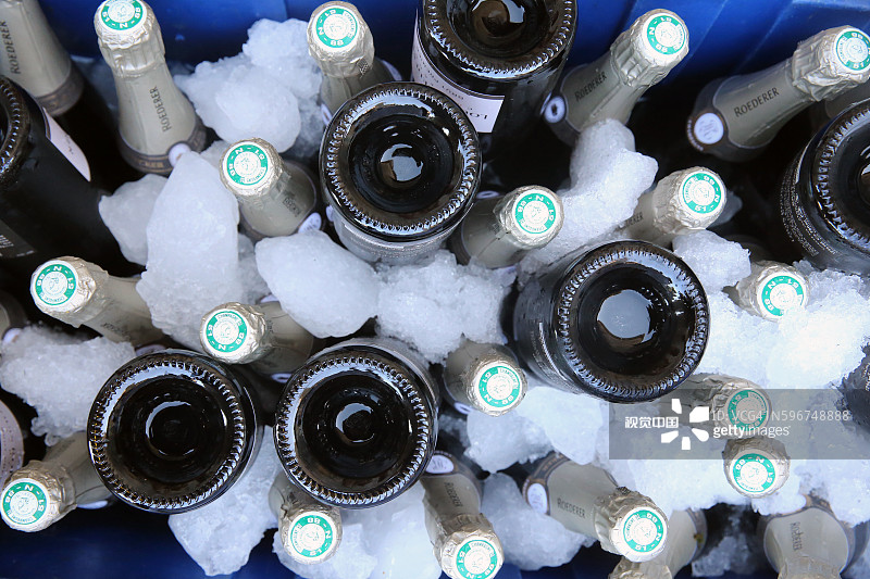 自助餐：法国香槟路易王妃图片素材