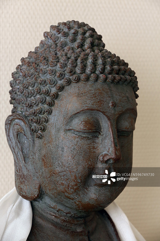 夏珠确科林寺的佛像图片素材