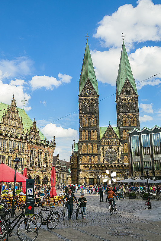 不莱梅的圣彼得大教堂图片素材