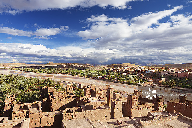 艾本哈杜筑垒村，摩洛哥图片素材
