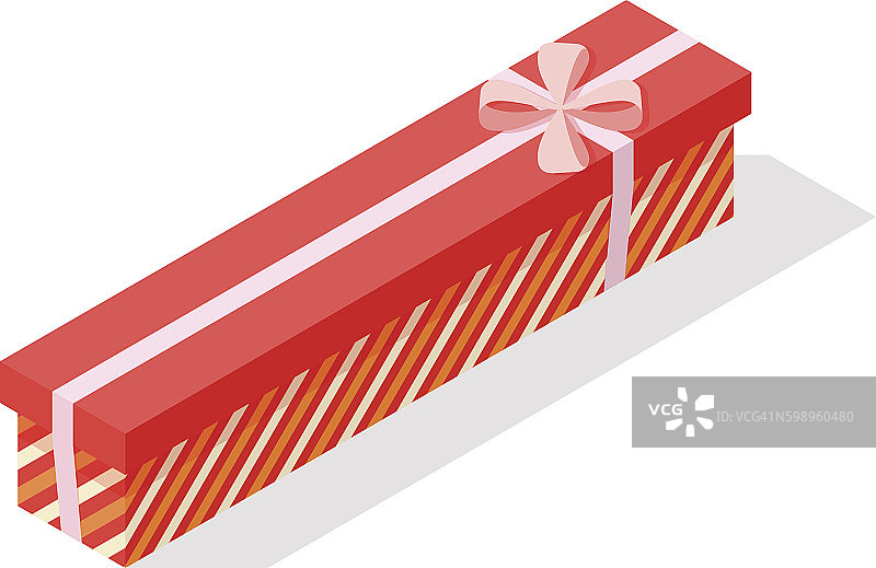 2.5D礼品盒矢量图标图片素材